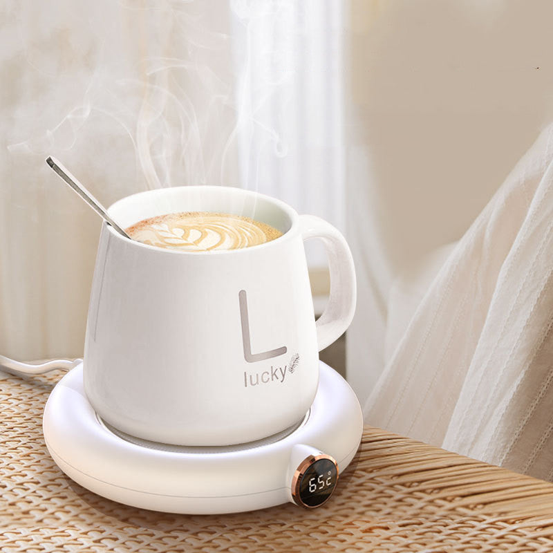 Kitomi Smart Desktop Mug Warmer – Heated Coaster for Coffee & Tea
