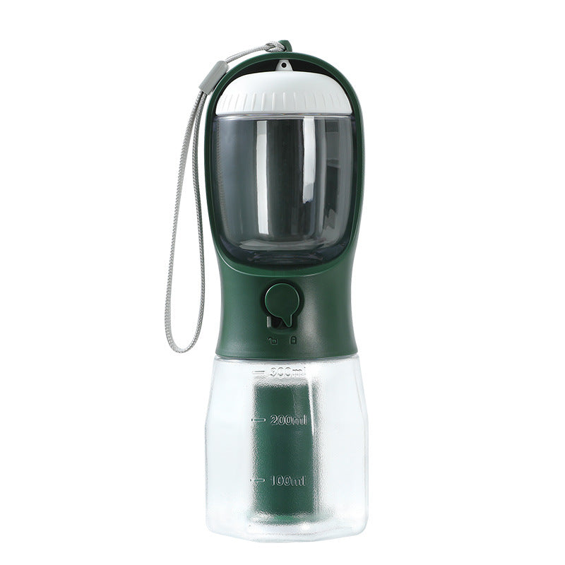 Kitomi 3-in-1 Portable Dog Travel Cup – Water, Food & Waste Bag Dispenser