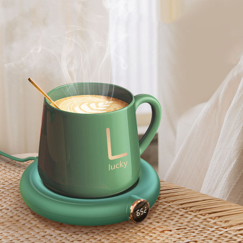 Kitomi Smart Desktop Mug Warmer – Heated Coaster for Coffee & Tea