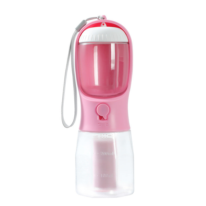 Kitomi 3-in-1 Portable Dog Travel Cup – Water, Food & Waste Bag Dispenser